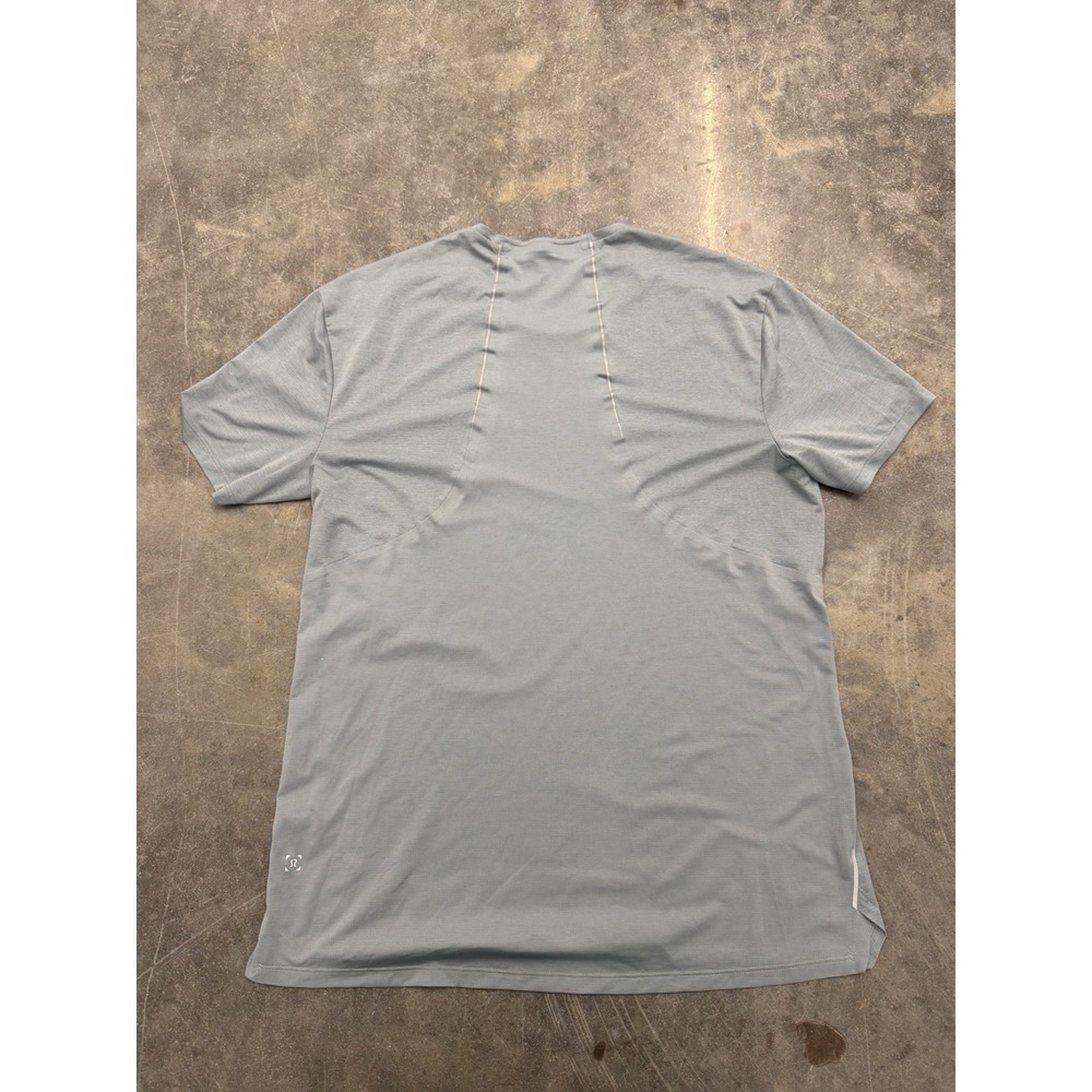 Lululemon Vapor Gray Fast Free Short Sleeve Shirt‎ Size M Mens - Picture 5 of 6